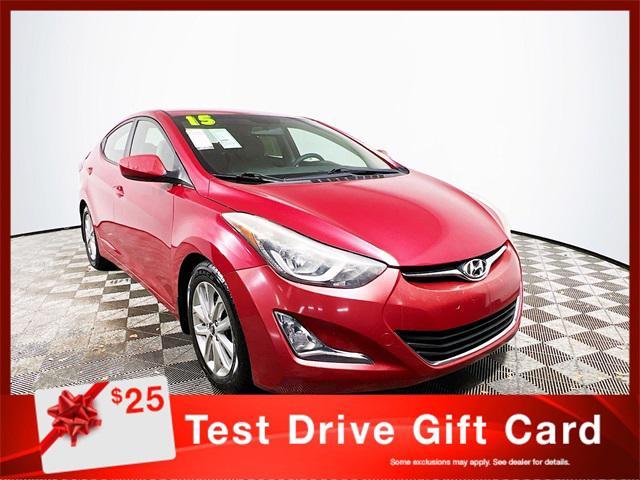 used 2015 Hyundai Elantra car, priced at $9,266