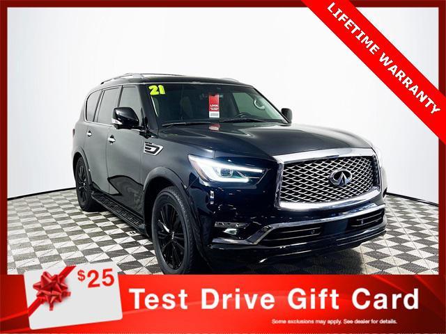 used 2021 INFINITI QX80 car, priced at $33,711