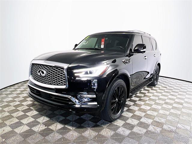 used 2021 INFINITI QX80 car, priced at $33,711