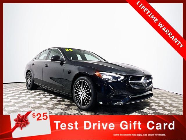 used 2024 Mercedes-Benz C-Class car, priced at $45,413