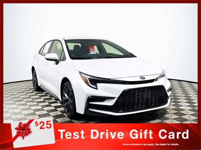 new 2025 Toyota Corolla Hybrid car, priced at $28,374