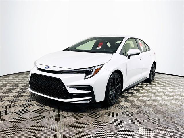 new 2025 Toyota Corolla Hybrid car, priced at $28,374