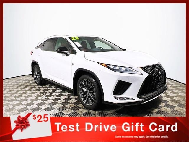 used 2022 Lexus RX 350 car, priced at $45,329