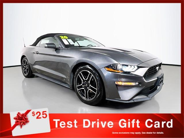 used 2020 Ford Mustang car, priced at $17,932