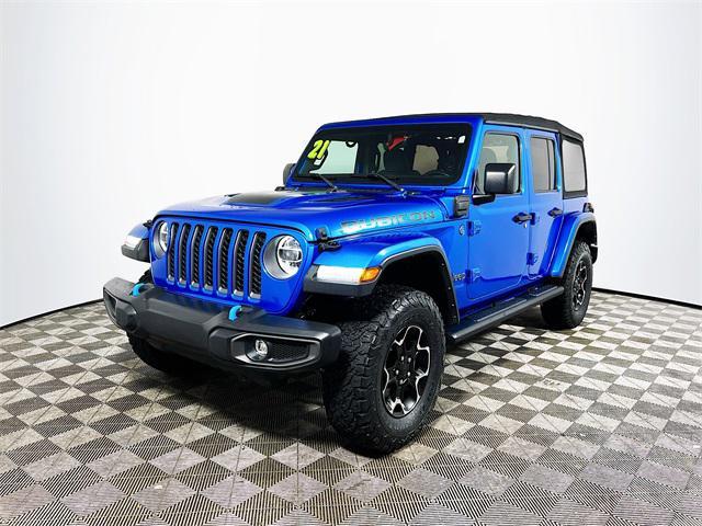 used 2021 Jeep Wrangler Unlimited 4xe car, priced at $33,755