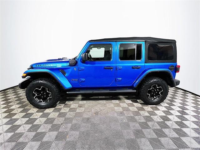 used 2021 Jeep Wrangler Unlimited 4xe car, priced at $33,755