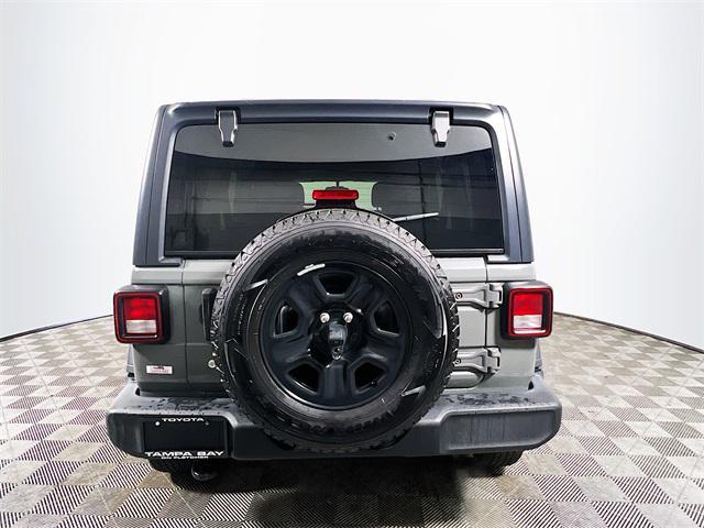 used 2021 Jeep Wrangler Unlimited car, priced at $29,172