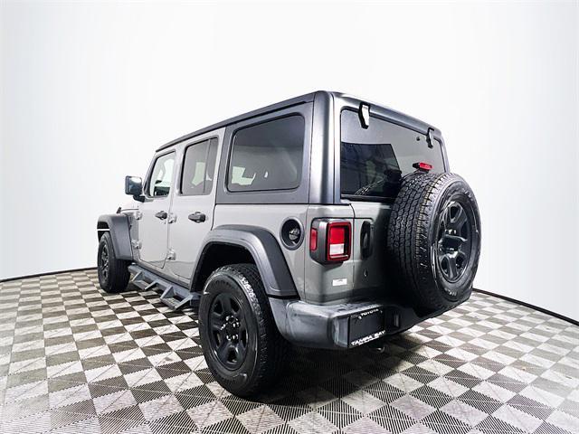 used 2021 Jeep Wrangler Unlimited car, priced at $29,172