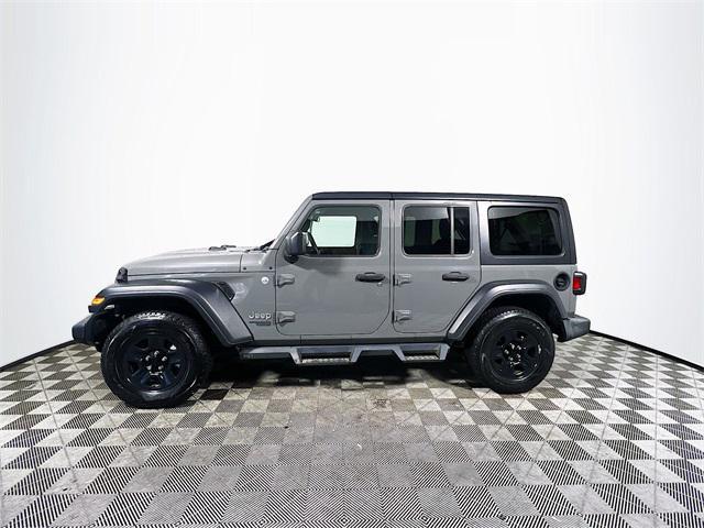 used 2021 Jeep Wrangler Unlimited car, priced at $29,172