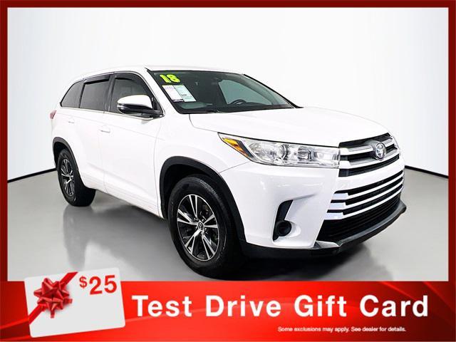 used 2018 Toyota Highlander car, priced at $21,416