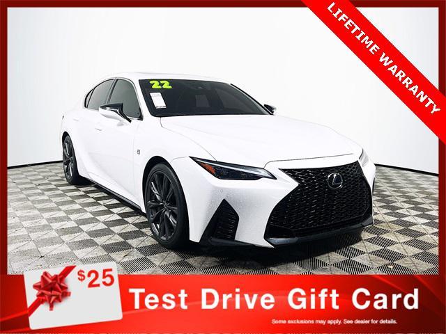 used 2022 Lexus IS 350 car, priced at $39,912