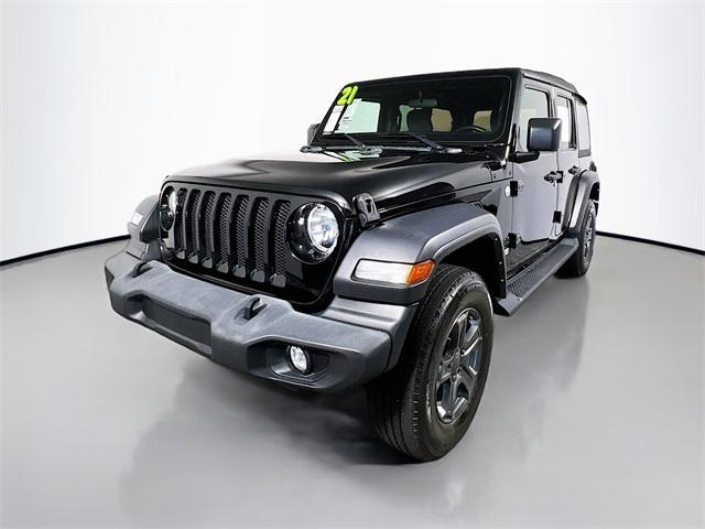 used 2021 Jeep Wrangler Unlimited car, priced at $28,711