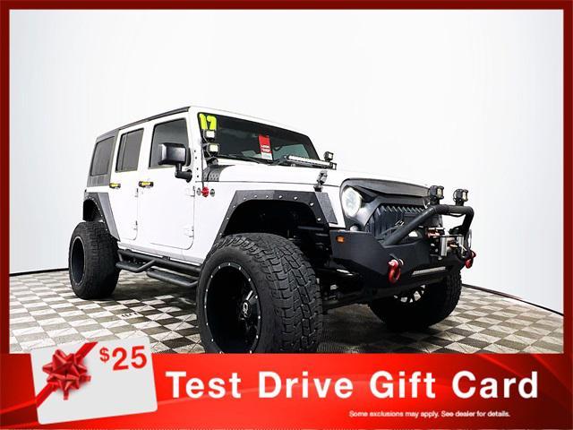 used 2017 Jeep Wrangler Unlimited car, priced at $20,757