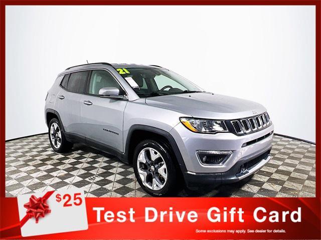 used 2021 Jeep Compass car, priced at $19,694