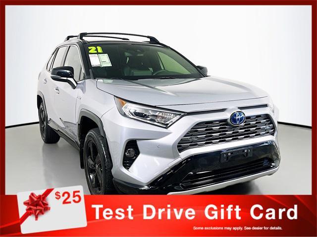 used 2021 Toyota RAV4 Hybrid car, priced at $28,656