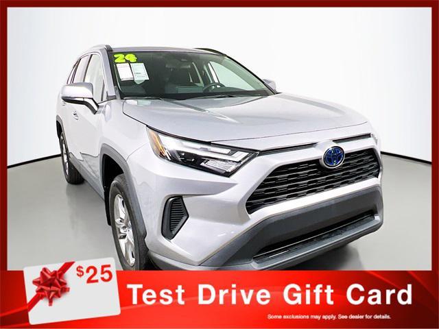 used 2024 Toyota RAV4 Hybrid car, priced at $30,477