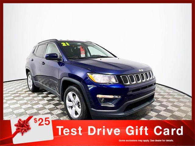 used 2021 Jeep Compass car, priced at $19,037