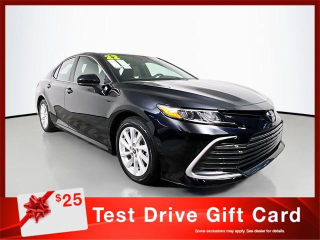 used 2022 Toyota Camry car, priced at $20,596