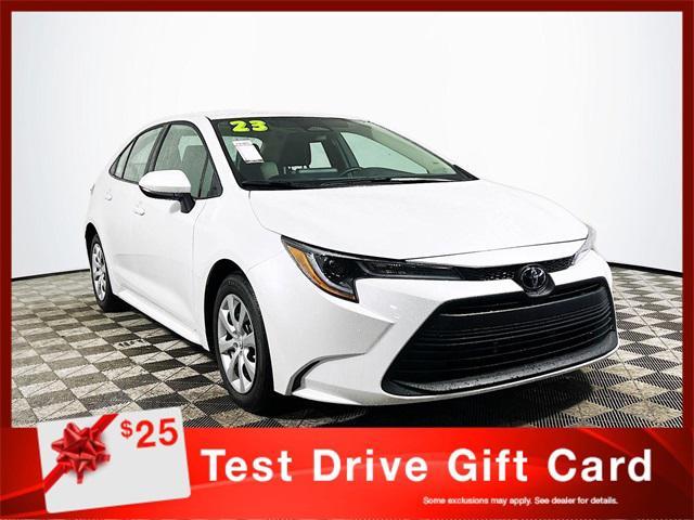 used 2023 Toyota Corolla car, priced at $20,432