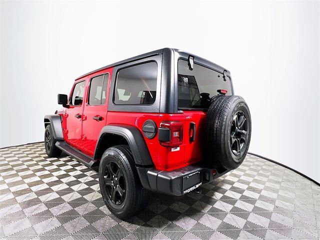 used 2021 Jeep Wrangler Unlimited car, priced at $30,328