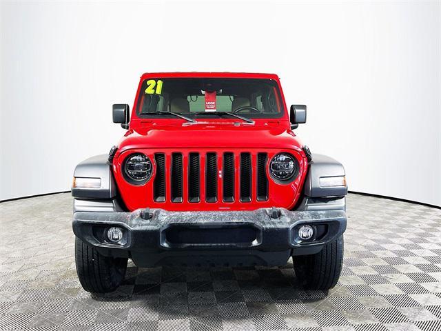 used 2021 Jeep Wrangler Unlimited car, priced at $30,328