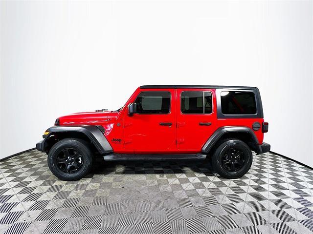 used 2021 Jeep Wrangler Unlimited car, priced at $30,328