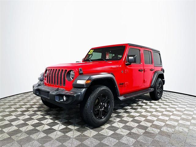 used 2021 Jeep Wrangler Unlimited car, priced at $30,328