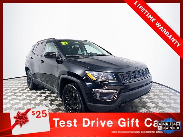 used 2021 Jeep Compass car, priced at $16,584