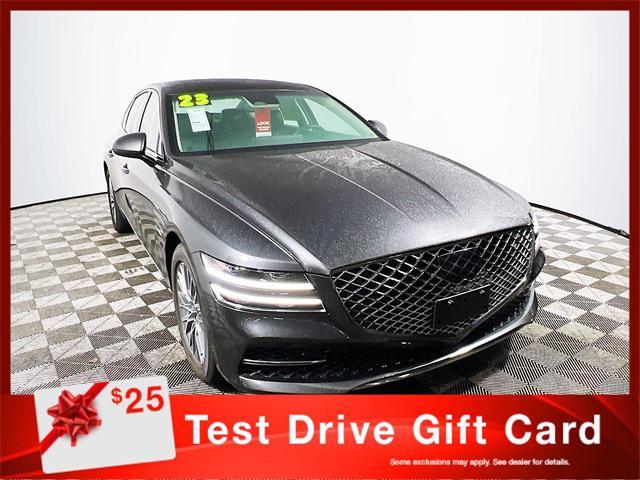 used 2023 Genesis G80 car, priced at $34,049