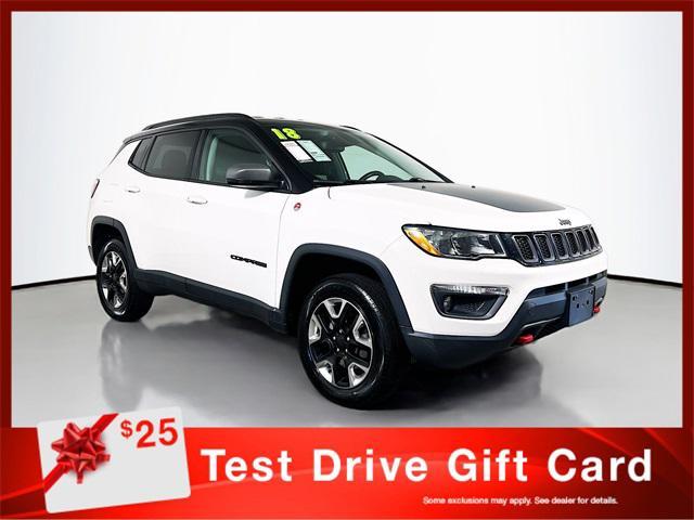 used 2018 Jeep Compass car, priced at $13,740