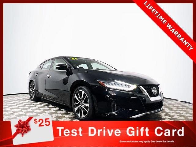 used 2021 Nissan Maxima car, priced at $20,104