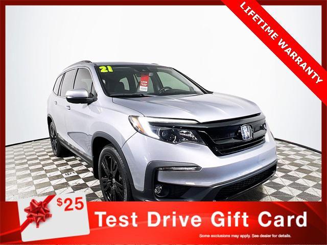 used 2021 Honda Pilot car, priced at $26,238