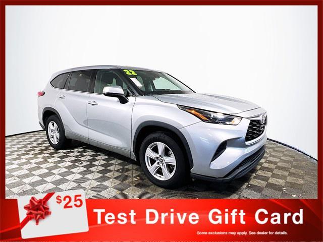 used 2022 Toyota Highlander car, priced at $35,439