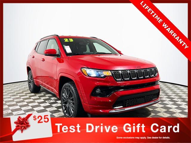 used 2023 Jeep Compass car, priced at $18,427