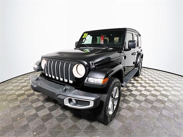 used 2021 Jeep Wrangler Unlimited car, priced at $28,207