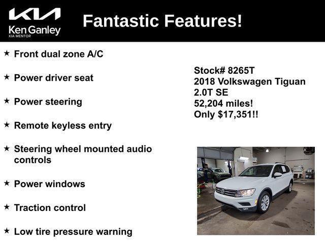 used 2018 Volkswagen Tiguan car, priced at $17,351