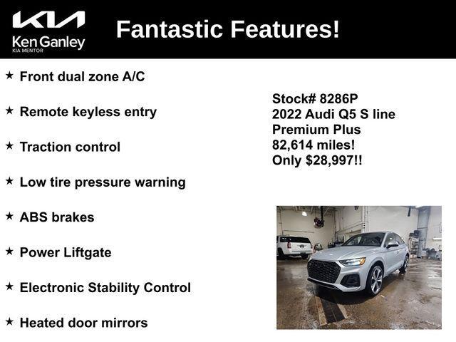 used 2022 Audi Q5 car, priced at $28,997