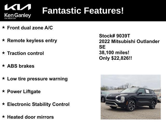 used 2022 Mitsubishi Outlander car, priced at $22,826