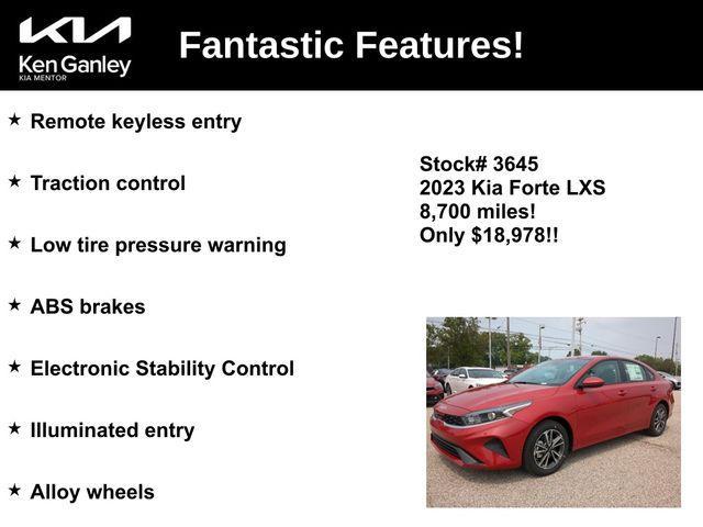 used 2023 Kia Forte car, priced at $18,978