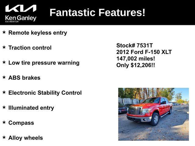 used 2012 Ford F-150 car, priced at $12,206