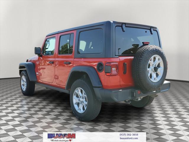 used 2021 Jeep Wrangler Unlimited car, priced at $31,300