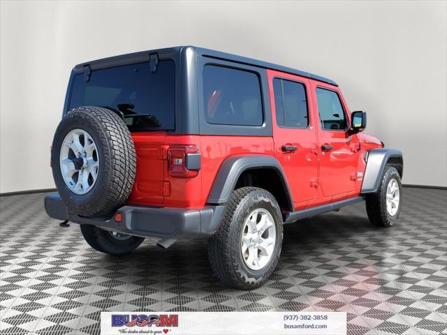 used 2021 Jeep Wrangler Unlimited car, priced at $31,300