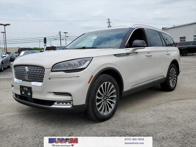 used 2021 Lincoln Aviator car, priced at $35,500