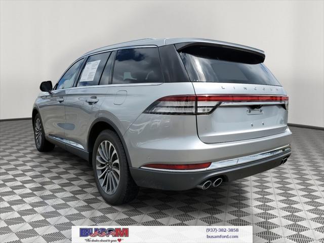 used 2021 Lincoln Aviator car, priced at $39,500