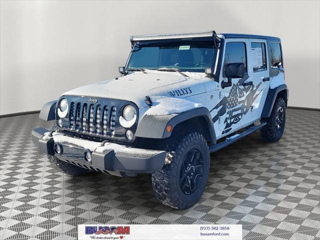 used 2016 Jeep Wrangler Unlimited car, priced at $14,000