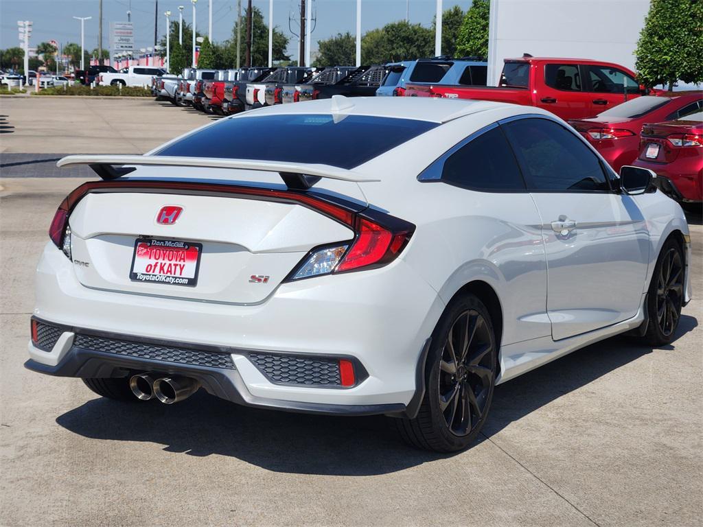 used 2019 Honda Civic Si car, priced at $18,295