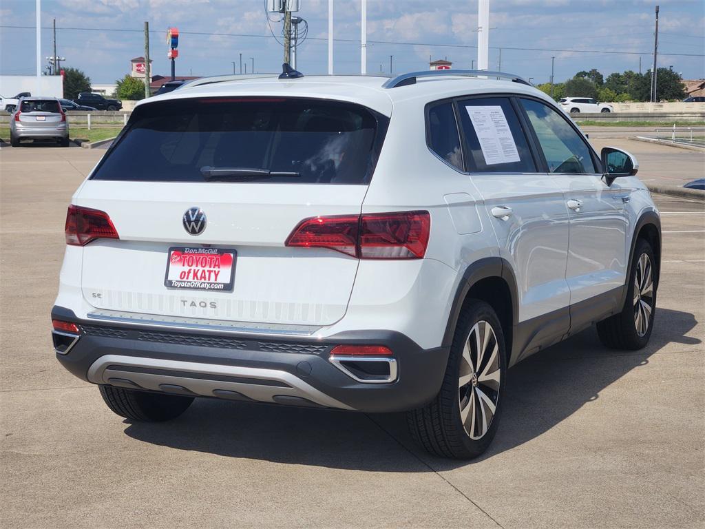 used 2024 Volkswagen Taos car, priced at $22,495