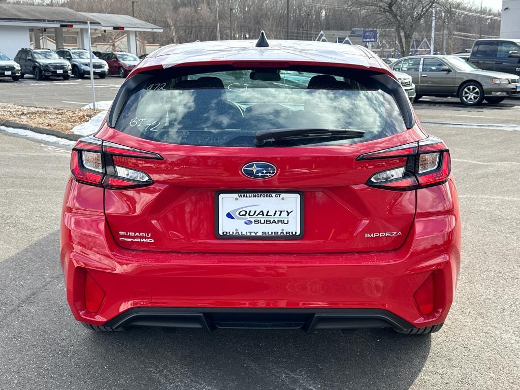 new 2025 Subaru Impreza car, priced at $27,893