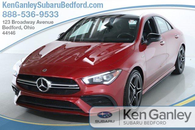 used 2021 Mercedes-Benz AMG CLA 35 car, priced at $34,999