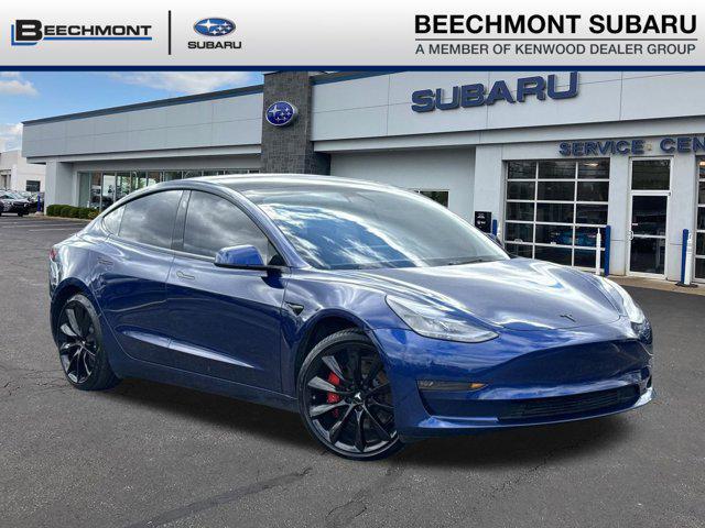 used 2022 Tesla Model 3 car, priced at $27,695